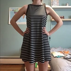 Soprano Black and White Casual Dress